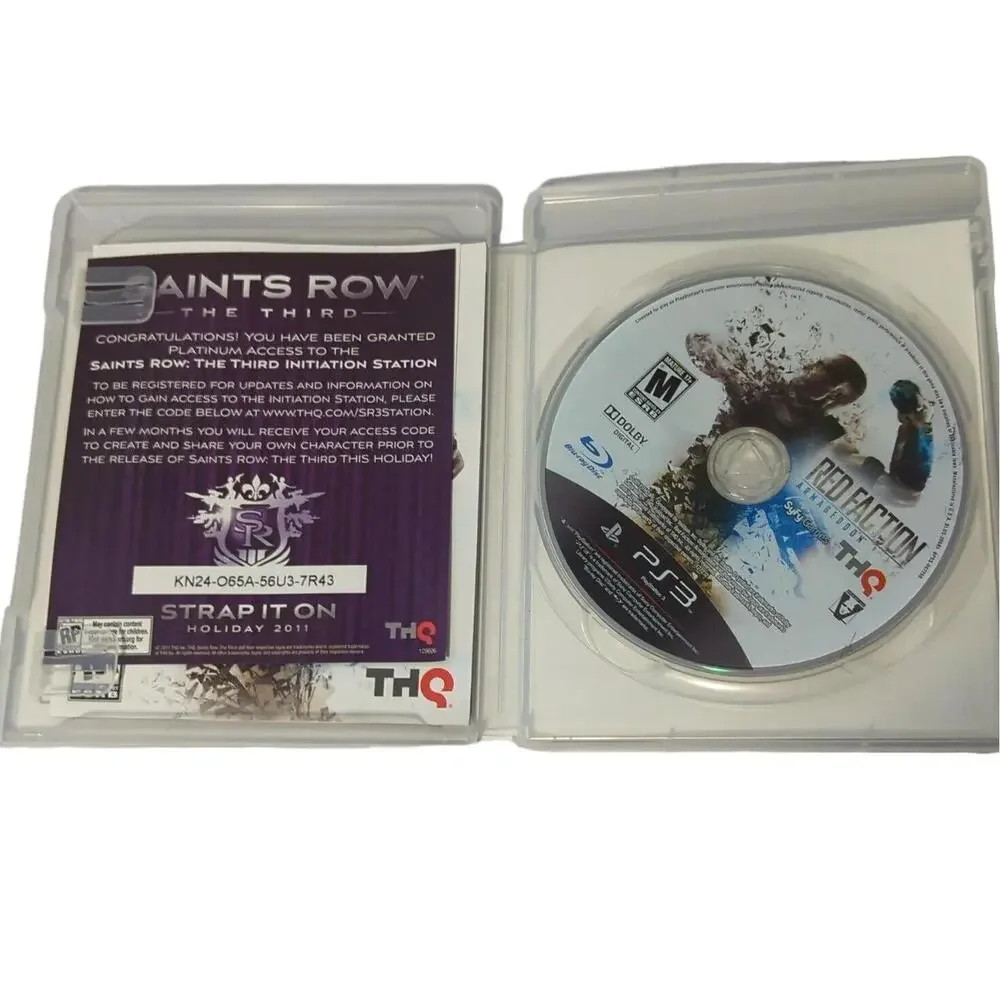 Red Faction: Armageddon - (PS3, 2011) *CIB* VGC* Black Label* FREE‎ SHIPPING!!!
